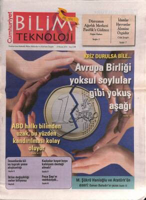 Cumhuriyet Gazetesi Bilim Teknoloji Eki 25 Kasım 2011 - ABD Halkı Bilimden Uzak , Bu Yüzden Kandırılması Kolay Oluyor GZ94844 - 1