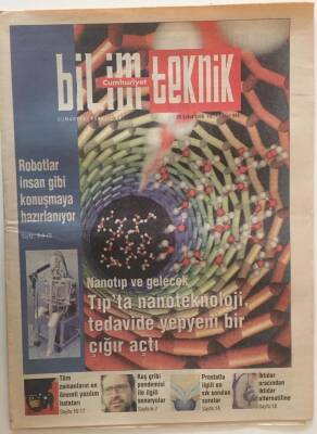 Cumhuriyet Gazetesi Bilim Teknoloji Eki 25 Şubat 2006 - Nanotıp Ve Gelecek Tıpta Nanoteknoloji Tedavide Yepyeni Bir Çığır Açtı - GZ20194 - 1