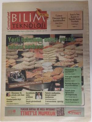 Cumhuriyet Gazetesi Bilim Teknoloji Eki 25 Şubat 2011 - Yerli Tohumun Satışı Yasak Takası Serbest - GZ16251 - 1