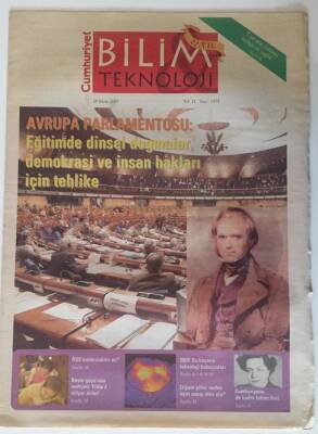 Cumhuriyet Gazetesi Bilim Teknoloji Eki 26 Ekim 2007 - Avrupa Parlamentosu Eğitimde Dinsel Dogmalar - GZ20096 - 1