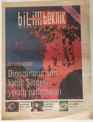 Cumhuriyet Gazetesi Bilim Teknoloji Eki 26 Mayıs 2004 - En Son İddia ! Dinozorların Son Katili Şiddetli Yeraltı Patlamaları GZ20108 - 1