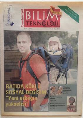 Cumhuriyet Gazetesi Bilim Teknoloji Eki 26 Ocak 2007 - Batı da Köklü Sosyal Değişim Yeni Erkeğin Yükselişi GZ28416 - 1