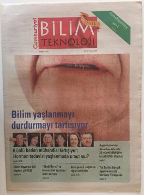 Cumhuriyet Gazetesi Bilim Teknoloji Eki 28 Mart 2008 - Bilim Yaşlanmayı Durdurmayı Tartışıyor - GZ20242 - 1