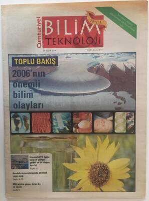 Cumhuriyet Gazetesi Bilim Teknoloji Eki 29 Aralık 2006 - 2006nın Önemli Bilim Olayları - GZ20189 - 1