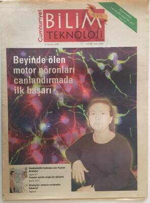 Cumhuriyet Gazetesi Bilim Teknoloji Eki 30 Haziran 2006 - Beyinden İlen Motor Nöronları Canlandırmada İlk Başarı - GZ20193 - 1