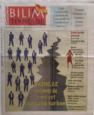 Cumhuriyet Gazetesi Bilim Teknoloji Eki 31 Ocak 2014 - Kadınlar Bilimde De Cinsiyet Eşitsizliği Kurbanı GZ26670 - 1