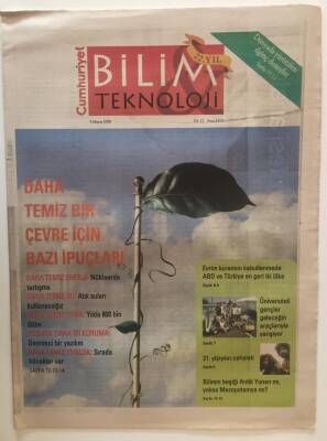 Cumhuriyet Gazetesi Bilim Teknoloji Eki 9 Mayıs 2008 - Daha Temiz Bir Çevre İçin Bazı İpuçları - GZ20248 - 1
