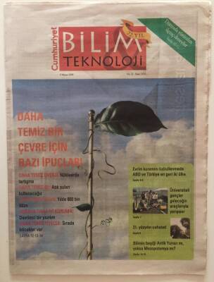 Cumhuriyet Gazetesi Bilim Teknoloji Eki 9 Mayıs 2008 - Daha Temiz Bir Çevre İçin Bazı İpuçları GZ31279 - 1