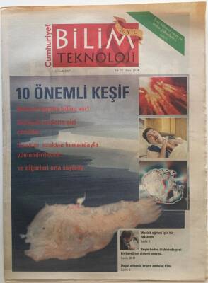 Cumhuriyet Gazetesi Bilim Ve Teknoloji Eki 12 Ocak 2007 - 10 Önemli Keşif Bitkisel Hayatta Bilinç Var - GZ20231 - 1