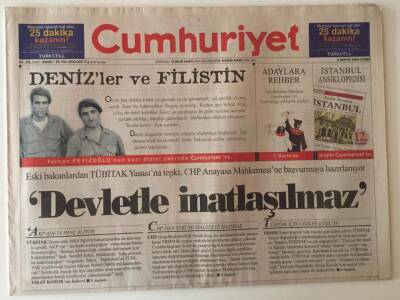 Cumhuriyet Gazetesi Bilişim Eki 6 Mayıs 2005 - TÜBİTAK Yasasına Tepki Devletle İnatlaşılmaz GZ31268 - 1