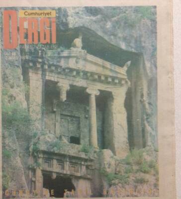 Cumhuriyet Gazetesi Dergi Eki 12 Nisan 1987 - Güneyde Tatil Hazırlığı GZ34049 - 1