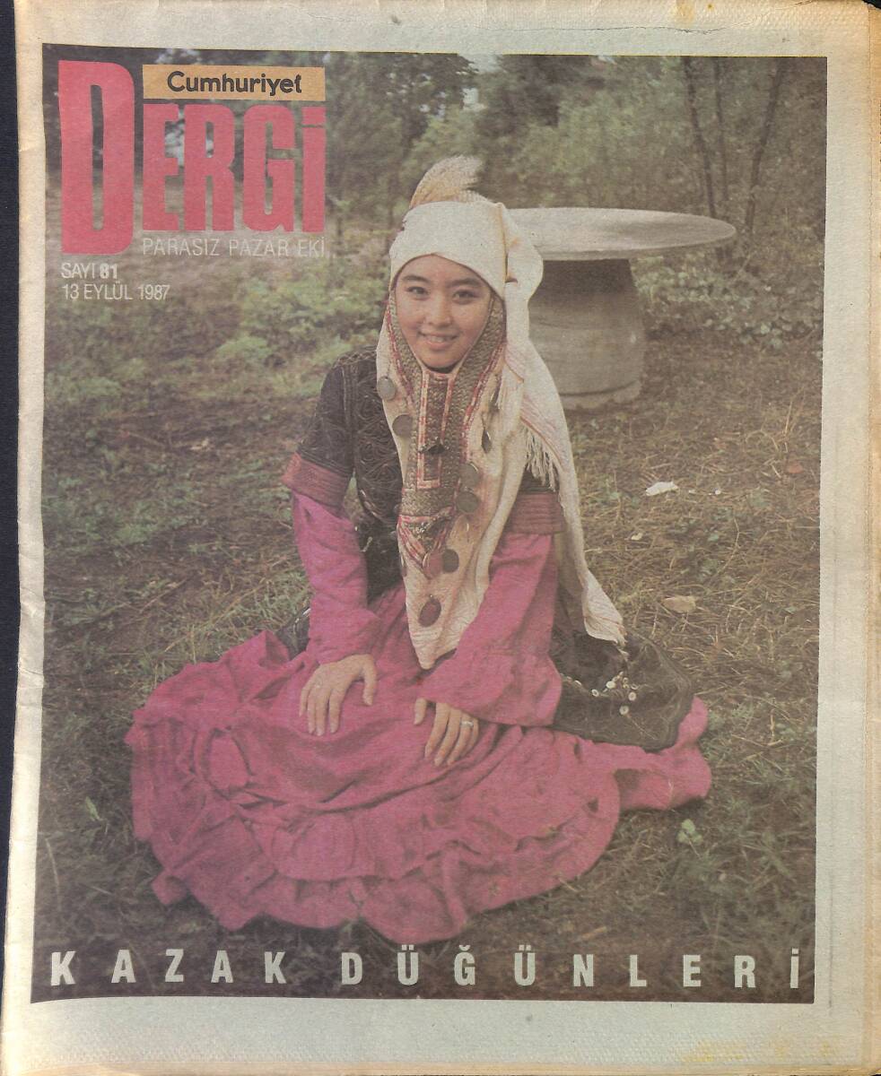 Cumhuriyet Gazetesi Dergi Eki 13 Eylül 1987 - Glenn Ford'un Unutulmaz Tokadı GZ154019 - 1