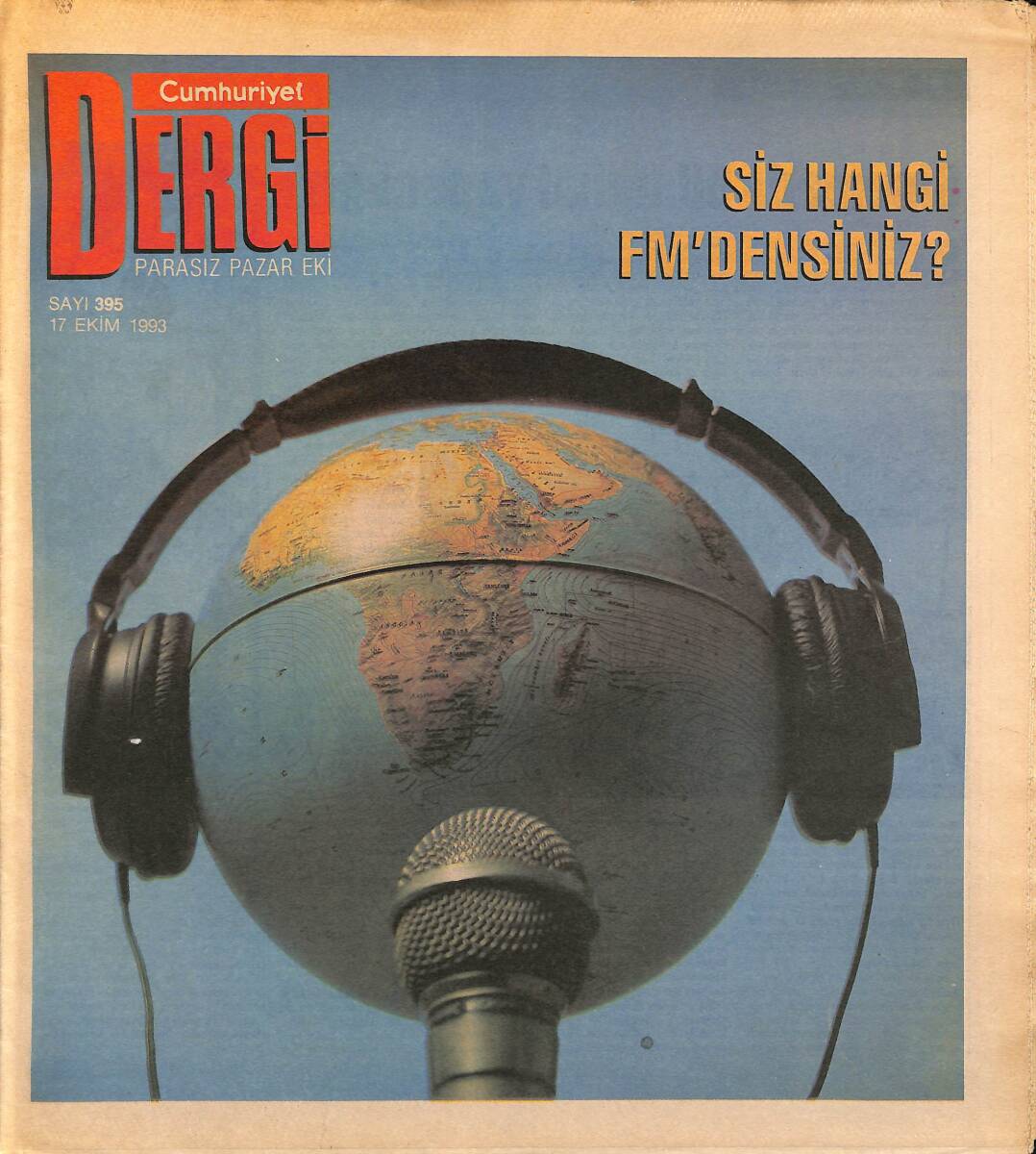 Cumhuriyet Gazetesi Dergi Eki 17 Ekim 1993 - Serbest Talan Bölgeleri - Yıldız Olmanın Bedeli Ağır GZ155564 - 1