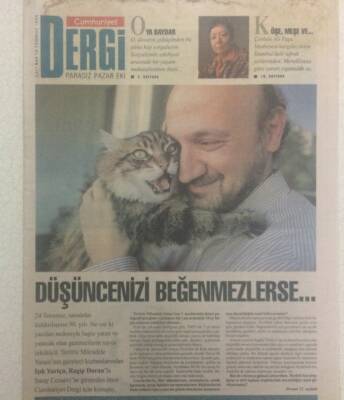 Cumhuriyet Gazetesi Dergi Eki 19 Temmuz 1998 - Düşüncenizi Beğenmezlerse,,, GZ32823 - 1
