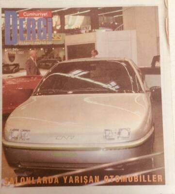 Cumhuriyet Gazetesi Dergi Eki 21 Ekim 1990 - Salonlarda Yarışan Otomobiller GZ38912 - 1