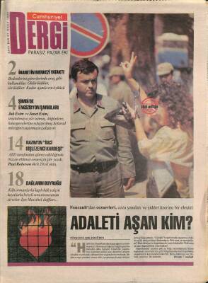 Cumhuriyet Gazetesi Dergi Eki 21 Ocak 1996 - Foucaultdan Cezaevleri , Cesa Yasaları Ve Şiddet Üzerine Bir Eleştiri Adaleti Aşan Kim ? GZ96649 - 1