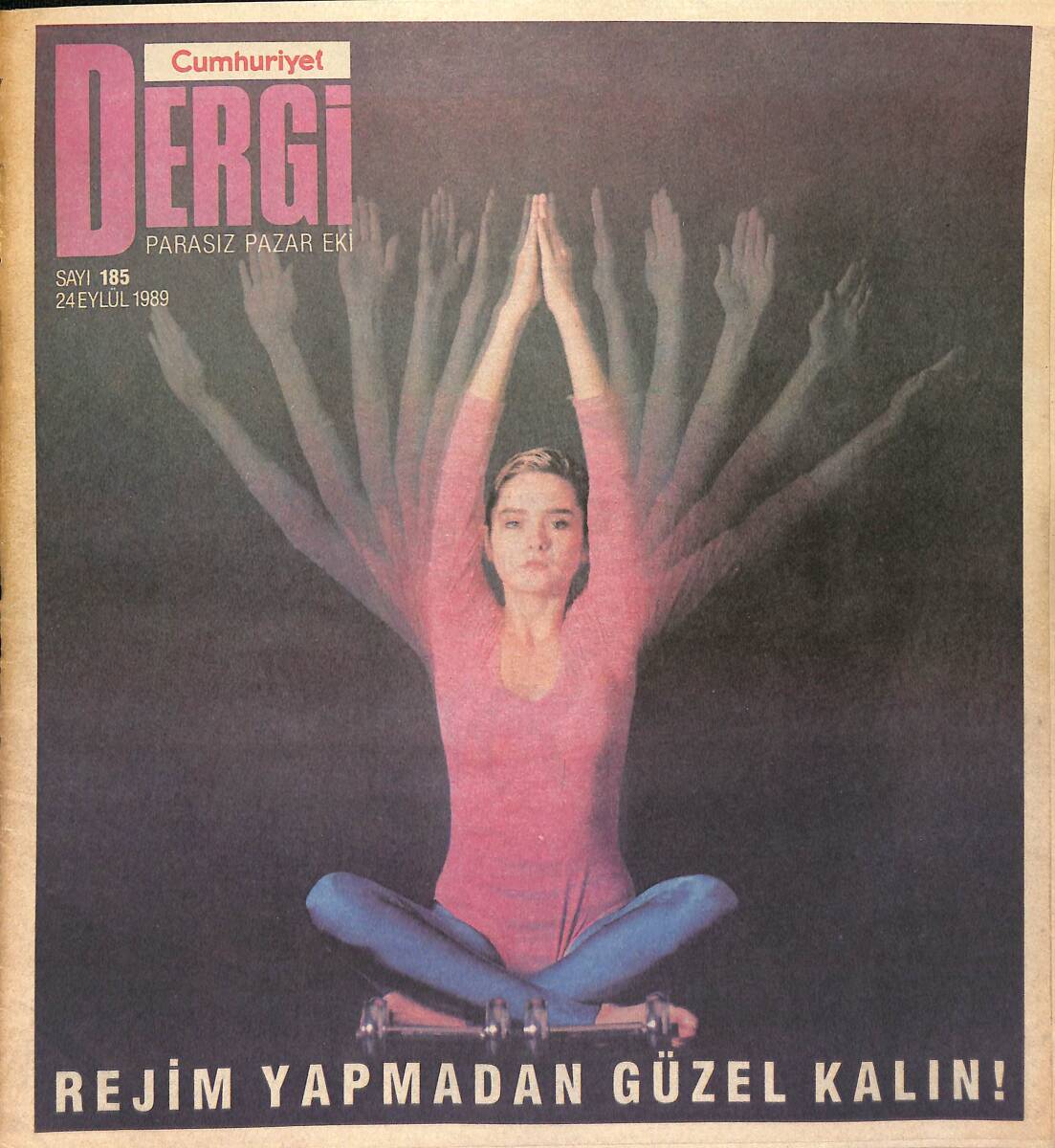 Cumhuriyet Gazetesi Dergi Eki 24 Eylül 1989 - Nazareth 'Heavymetal'e Rağmen Ayakta ! GZ154029 - 1