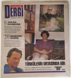 Cumhuriyet Gazetesi Dergi Eki 24 Eylül 1995 - Bilinçle Seven , Sevgiyle Yaşayan Bir Kadın Sıdıka Su GZ16602 - 2