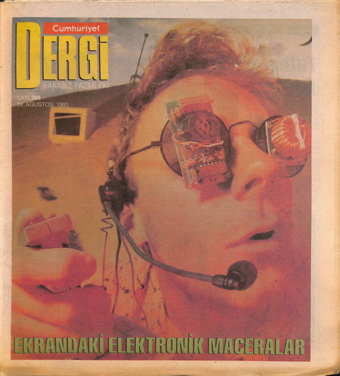 Cumhuriyet Gazetesi Dergi Eki 29 Ağustos 1993 - Ant Dağları'nda Vahşet - Futbol Milyarderleri GZ155568 - 1