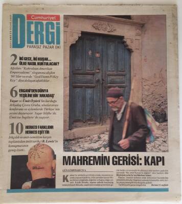 Cumhuriyet Gazetesi Dergi Eki 29 Ocak 1995 - Türkiyenin Değişik Yörelerinde Kapılar Beni Kapında Karşıla Sevgiyle GZ16596 - 2