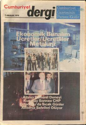 Cumhuriyet Gazetesi Dergi Eki 3 Aralık 1979 - Mozartın Don Juanı Film Oldu - Maazel , Artık Viyana Devlet Operasını Yönetecek GZ96390 - 1