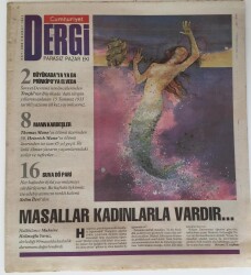 Cumhuriyet Gazetesi Dergi Eki 5 Şubat 1995 - Masallar Kadınlarla Vardır Halkbilimci Muhsine Helimoğlu Yavuz Derlediği 90 Masalda Kadınlık Durumunu Değerlendirdi GZ16593 - 1
