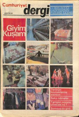 Cumhuriyet Gazetesi Dergi Eki 6 Ağustos 1979 - İlk Türk Denizaltısı Yıldırayda Göreve Hazır - Skylab Korkusu GZ96392 - 1