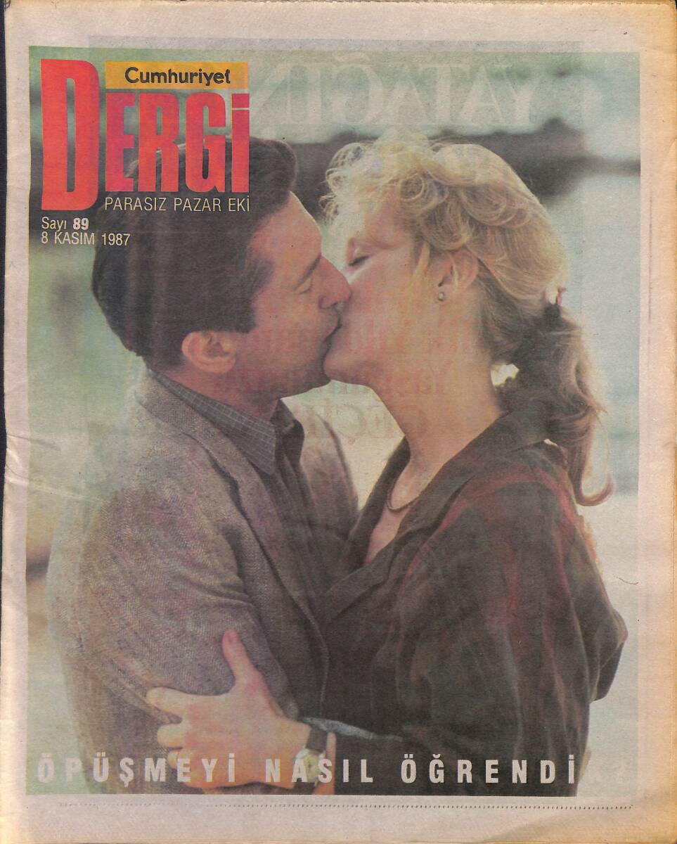 Cumhuriyet Gazetesi Dergi Eki 8 Kasım 1987 - Teknede Karadeniz Tarzı GZ154015 - 1