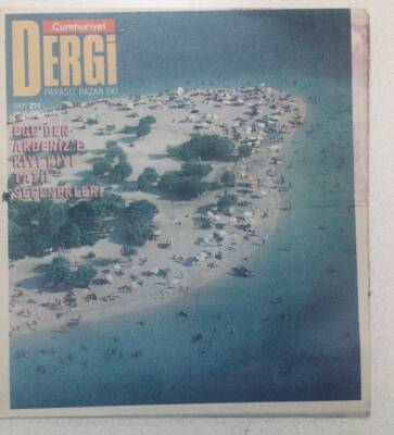 Cumhuriyet Gazetesi Dergi Eki - 9 Haziran 1991 - Egeden Akdenize Kıyı Kıyı Tatil Seçenekleri GZ46604 - 1