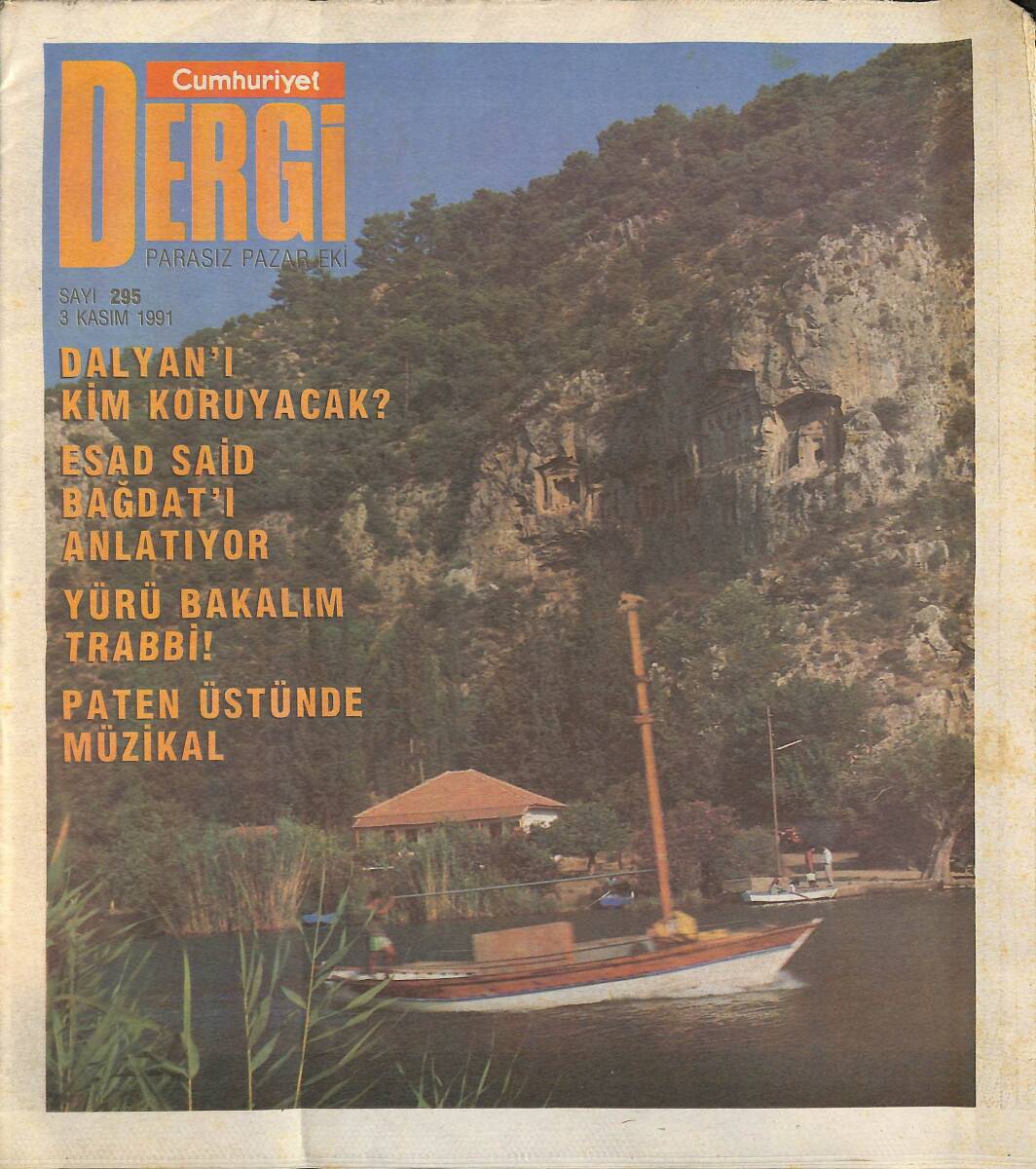 Cumhuriyet Gazetesi Dergi Pazar Eki 3 Kasım 1991 - Esad Said Bağdat'ı Anlatıyor - Rambo Güldürüyor GZ137511 - 1