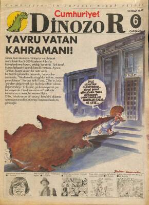 Cumhuriyet Gazetesi Dinozor Eki 15 Ocak 1997 - Yavru Vatan Kahramanı GZ114692 - 1