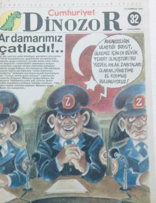 Cumhuriyet Gazetesi Dinozor Eki 16 Temmuz 1997 - Ar Damarımız Çatladı GZ41497 - 1
