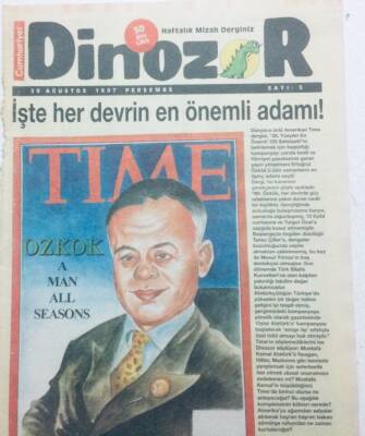 Cumhuriyet Gazetesi Dinozor Eki 28 Ağustos 1997 - İşte Her Devrin En Önemli Adamı GZ41504 - 1