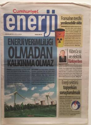 Cumhuriyet Gazetesi Enerji Eki 1 Şubat 2011 - Elektrik Krizine Çözüm Afşin GZ28452 - 1