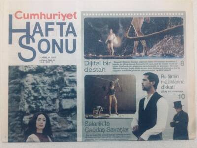 Cumhuriyet Gazetesi Hafta Sonu Eki - 1 Aralık 2007 - Reklam Dünyasının Hırsı Yok GZ46589 - 1