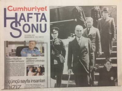 Cumhuriyet Gazetesi Hafta Sonu Eki 10 Kasım 2007 - Bir Cumhuriyet Tarihi GZ50376 - 1