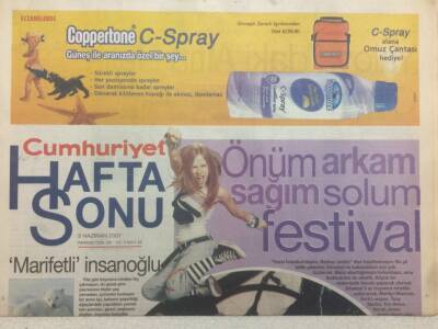 Cumhuriyet Gazetesi Hafta Sonu Eki 2 Haziran 2007 - Marifetli İnsanoğlu GZ48608 - 1