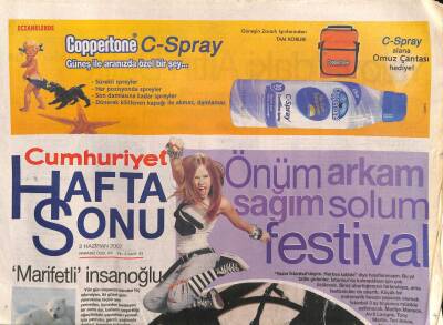 Cumhuriyet Gazetesi Haftasonu Eki 2 Haziran 2007 - Revan Perada Haliçe Nazır Nostaljik Bir Keyif GZ80132 - 1