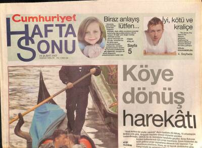 Cumhuriyet Gazetesi Haftasonu Eki 24 Şubat 2007 - Türkiyeden Hikayeler GZ80133 - 1