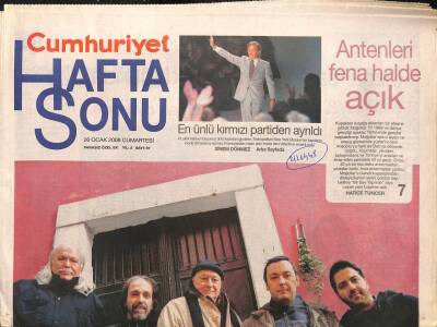 Cumhuriyet Gazetesi Haftasonu Eki 26 Ocak 2008 - Ürdünlü Yazar Fadia Fagir , 7 Yıl Sonra Bir Yabancı Saçımı Gördü GZ96313 - 1