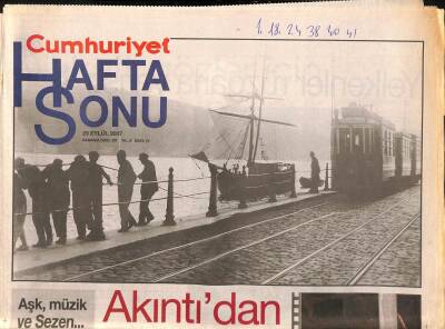 Cumhuriyet Gazetesi Haftasonu Eki 29 Eylül 2007 - Gitarın Şairi David Russellden Sanat Albümü GZ109125 - 1