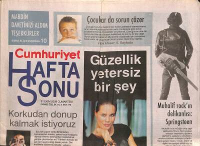 Cumhuriyet Gazetesi Haftasonu Eki 31 Ekim 2009 - Muhalif Rockın Delikanlısı Springsteen GZ109149 - 1