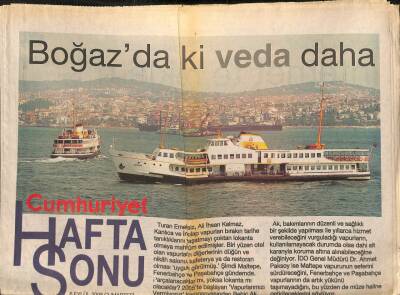 Cumhuriyet Gazetesi Haftasonu Eki 6 Eylül 2008 - İstanbul İçin S.O.S Zamanı GZ109097 - 1