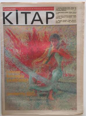 Cumhuriyet Gazetesi Kitap Eki 1 Aralık 2005 - Gamze Reisoğlu Şamdancı Yazmaktan Keyif Oluyorum GZ22089 - 1