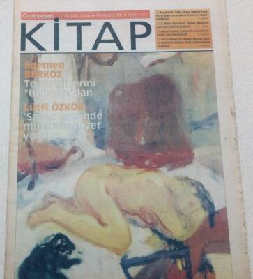 Cumhuriyet Gazetesi Kitap Eki 1 Nisan 2004 - Lütfi Özkök Sanat Eserinde Mükemmeliyet Yoktur GZ47560 - 1