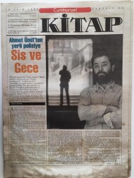 Cumhuriyet Gazetesi Kitap Eki 10 Ekim 1996 - Ahmet Ümitten Yerli Polisiye Sis Ve Gece - GZ16400 - 1
