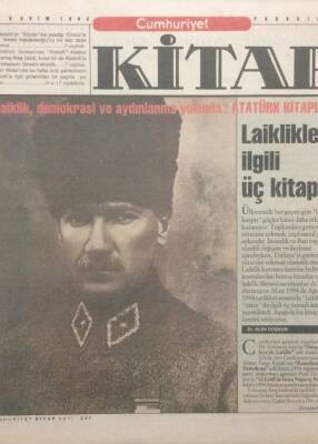 Cumhuriyet Gazetesi Kitap Eki 10 Kasım 1994 - Laiklikle İlgili 3 Kitap GZ51278 - 1