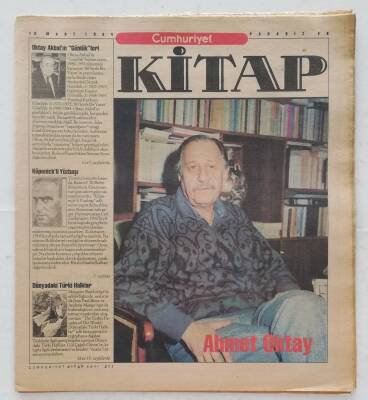 Cumhuriyet Gazetesi Kitap Eki 10 Mart 1994 -Oktay Akbalın Günlükleri- GZ45931 - 2