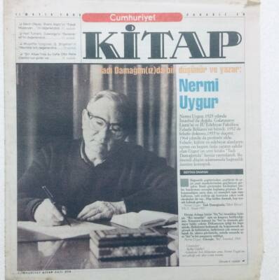 Cumhuriyet Gazetesi Kitap Eki - 11 Mayıs 1995 - Tadı Damağımızda Bir Düşünür Ve Yazar Nermi Uygur GZ43493 - 2