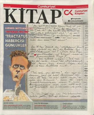 Cumhuriyet Gazetesi Kitap Eki 11 Ocak 2018 - Ludwig Wittgenstein Tractatusun Habercisi Günlükler GZ96008 - 1